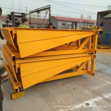 Hontylift Adjustable mobile container unloading yard dock ramp for truck price
